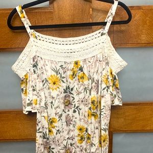 Torrid Off the shoulder Floral Top